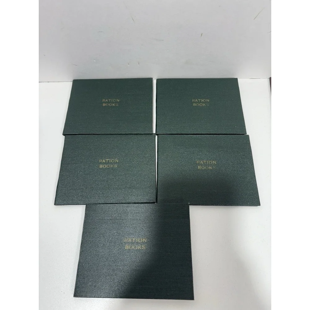 Ration Books‎ Holtite Cover  Case Lot Of 23 Brown Red Blue Green Ration Book WW